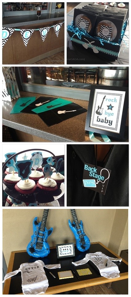 For Little Boys: Rock-A-Bye Baby Shower Theme