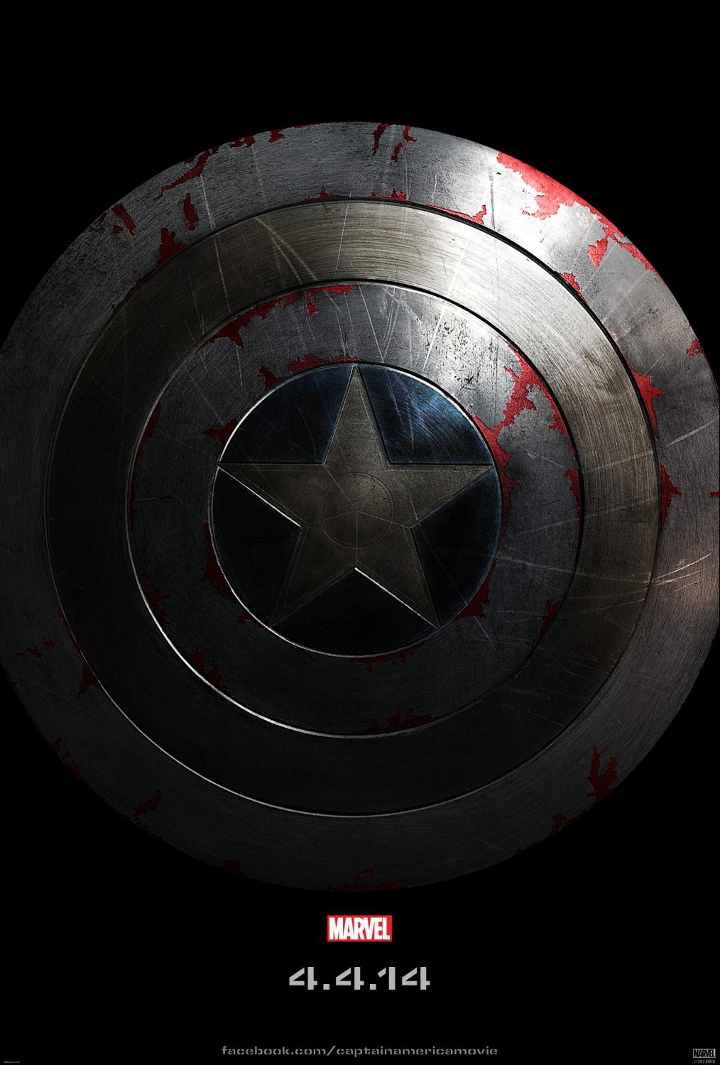 Captain America, The Winter Soldier Shield Movie Poster